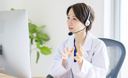 イメージカット:遠隔診察